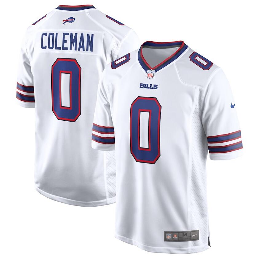 Men Buffalo Bills #0 Keon Coleman Nike White Game Jersey->buffalo bills->NFL Jersey